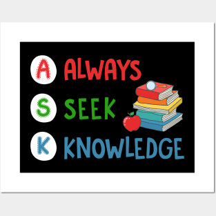 Always Seek Knowledge Posters and Art